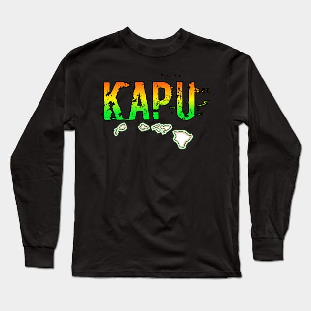 Hawaiian t-shirt designs Long Sleeve T-Shirt by Coreoceanart